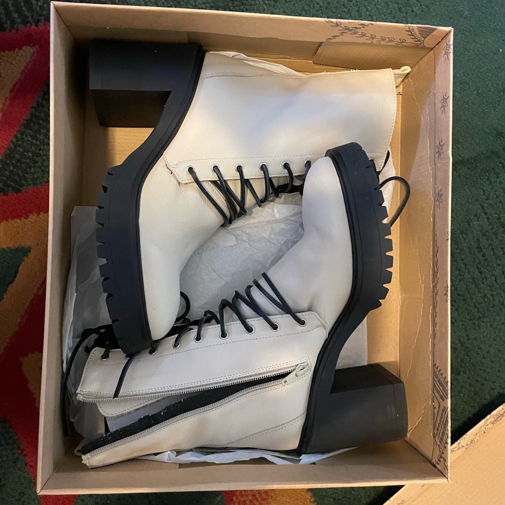 Brand new in box Free People Dylan leather boots